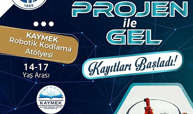 Büyükşehir KAYMEK'ten 'Projen ile Gel Robotik Kodlama Atöylesi'