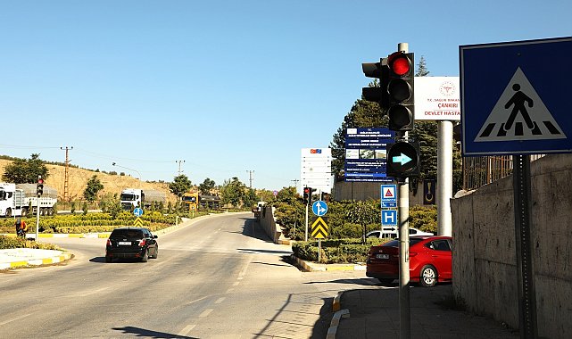 Çankırı'da daha güvenli ulaşım için trafik ışıklarında düzenleme