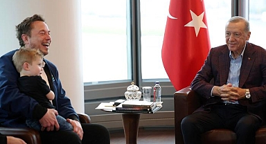 Cumhurbaşkanı Erdoğan, New York'taki Türkevi’nde Elon Musk’ı kabul etti! Tesla fabrikası için çağrı yaptı