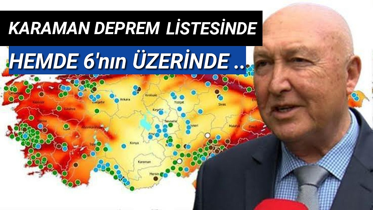 Deprem Uzmanı Açıkladı Karaman'da Artık Deprem Listesinde