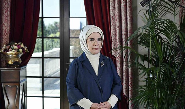 Emine Erdoğan, Kiev'deki 3. Lider Eşleri Zirvesi'ne video mesaj gönderdi: