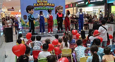 Espark AVM'de çocuklar eğlenerek öğrendi