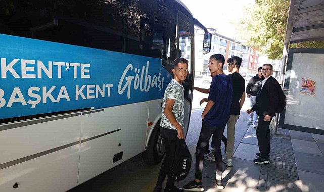 Gölbaşı Belediyesi'nden öğrencilere servis desteği