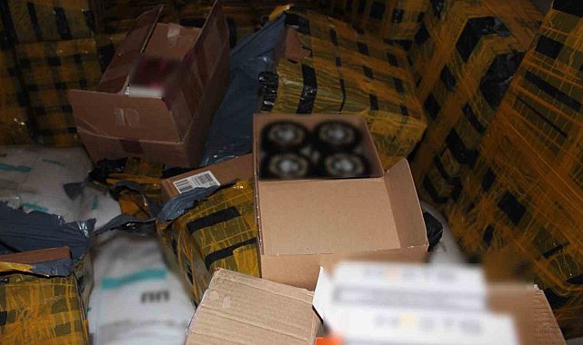 Gümrük Muhafaza ekiplerinden 28 milyon liralık kaçak eşya yakalaması