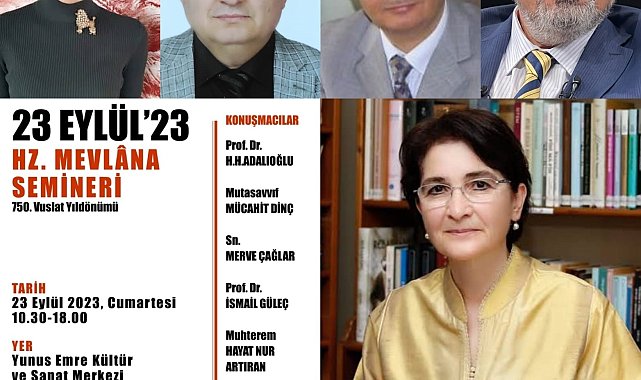 Hz. Mevlâna yılına özel seminer düzenlenecek