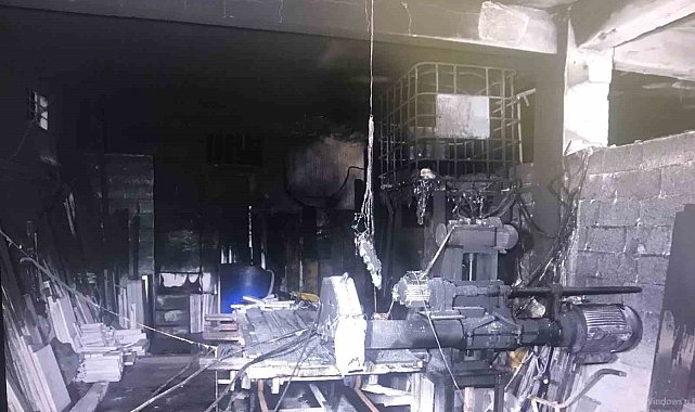 İş yerini kundaklayan 2 şüpheli yakalandı