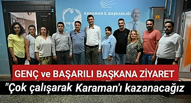Karamanoğlu Mehmet Bey Gazeteciler Cemiyetinden CHP ye ziyaret