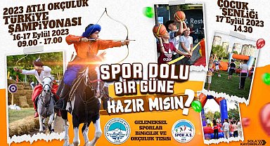 Kayseri; Atlı Okçuluk Türkiye Şampiyonası ve Çocuk Şenliği'ne Hazırlanıyor