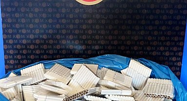 Kırıkkale'de kaçak tütün operasyonu: 4 bin 100 adet makaron ele geçirildi