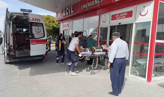 Konya'da inşaattan düşen işçi yaralandı