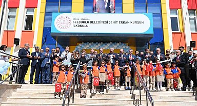 Konya'da Karamanlı Şehit Erkan Kurşun İlkokulu törenle açıldı
