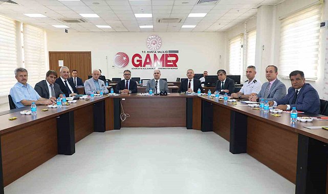 Konya'da Üniversite Güvenliği Koordinasyon Toplantısı yapıldı