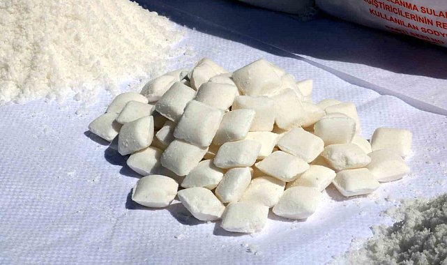 Küp şekerden sonra tablet tuz üretimine de geçildi