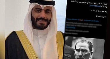 Kuveytli yazar Abdulaziz Duwaihi bin Rumaih Atatürk'ü hedef aldı, tepkiler peş peşe geldi: 'Ülkeye girişi yasaklansın'