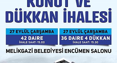 Melikgazi'den Kat Karşılığı Konut ve Dükkan İhalesi