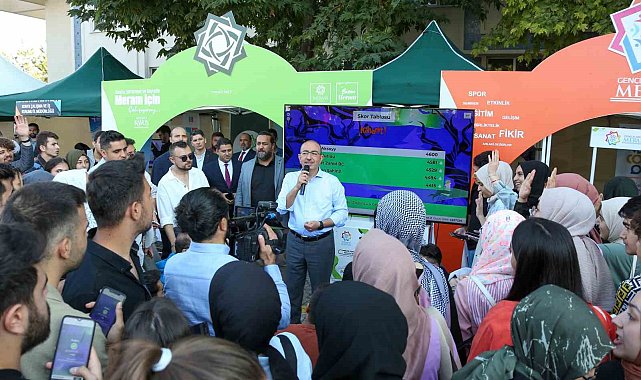 Meram'dan üniversite gençliğine destek