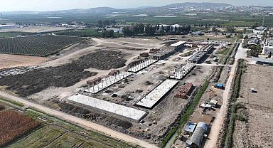 Mersin'de lojistik merkezinin yapımı devam ediyor