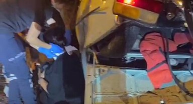 Mersin'de trafik kazası: 2 yaralı