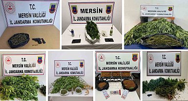 Mersin'de uyuşturucu operasyonu: 18 gözaltı