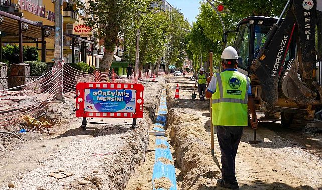 MESKİ, Tarsus'taki içmesuyu hatlarını yeniliyor