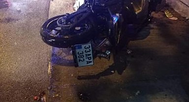 Motosiklet kazası: 1 ölü, 1 yaralı