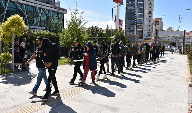 Niğde'de eş zamanlı uyuşturucu operasyonu: 24 gözaltı