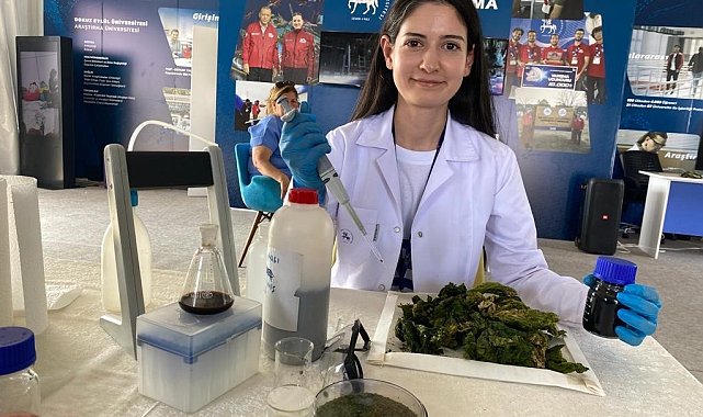 Öğrenciler, deniz yüzeyinde oluşan 'deniz marulları'ndan, hidrojen gazı elde ediliyor