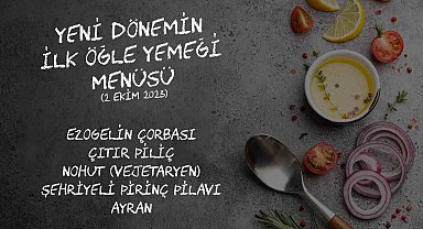 Öğrenciler yeni akademik yılın ilk menüsünü belirledi