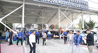 Pursaklar Belediyesi kapalı pazar alanları yapımına önem veriyor