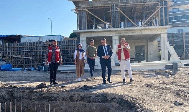 Pursaklar'da kapalı pazar alanı inşaatı devam ediyor