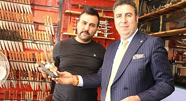 Sivas'a hızlı trenin gelmesine en çok sevinen Sivaslı bıçak ustaları olmuştu