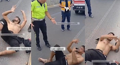 Sokak ortasında yere yatıp, farklı hareketler yapmıştı! O gençle ilgili Düzce Valiliği açıklama yaptı