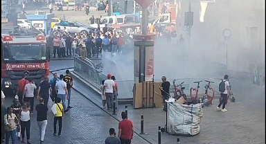 SON DAKİKA | Vezneciler Metro istasyonunda yangın paniği! Her yeri duman kapladı