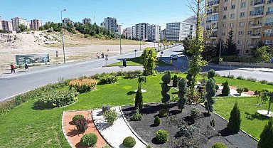 Sonbaharda yeşilin her tonu Talas'ta