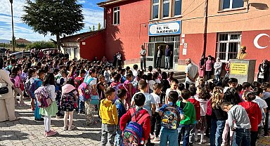Tomarza'da 4 bin 432 öğrenci ders başı yaptı