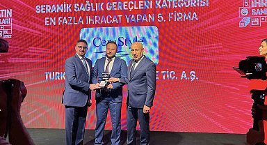 Turkuaz Seramik, 'İhracat Şampiyonları Ödül Töreni'nde Bir Başarıya Daha İmza Attı