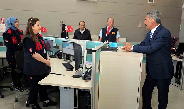 Vali Özkan, "112 Acil Çağrı Merkezini gereksiz aramalarla meşgul etmeyelim"