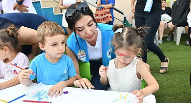 Yenişehir Belediyesi ekipleri Hatay'da çocuklarla buluştu