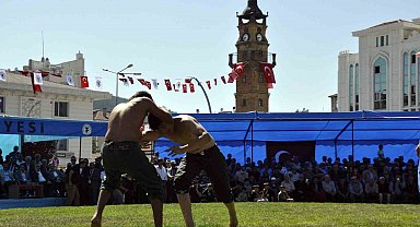 Yozgat'ta yağlı güreş müsabakaları başladı