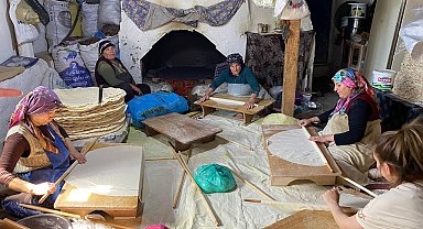 Yozgatlı ev hanımları kışlık yufka hazırlığına başladı