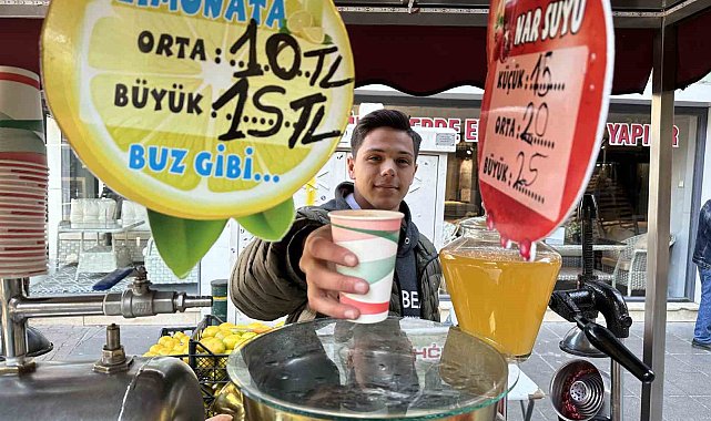 'Sifon limonata' ve nar suyu mevsim geçişlerinin gözdesi oluyor