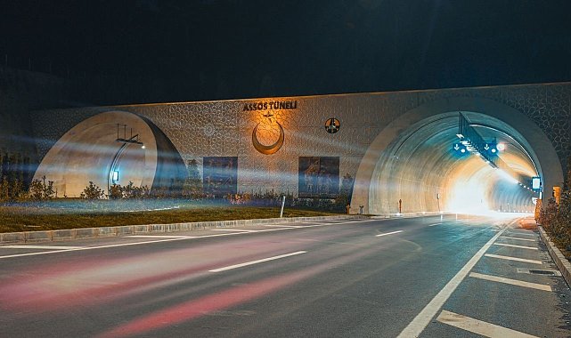 50 dakikalık yolu 5 dakikaya düşüren Assos ve Troya Tünelleri 1 yaşında