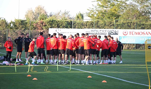 A Milli Takım, Letonya maçı hazırlıklarına başladı