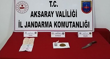 Aksaray jandarmadan uyuşturucu operasyonu: 1 tutuklama