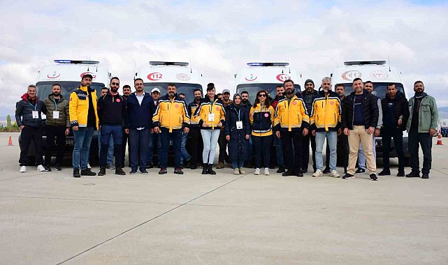 Ambulans sürücülerine 'Ambulans Sürüş Güvenliği' eğitimi