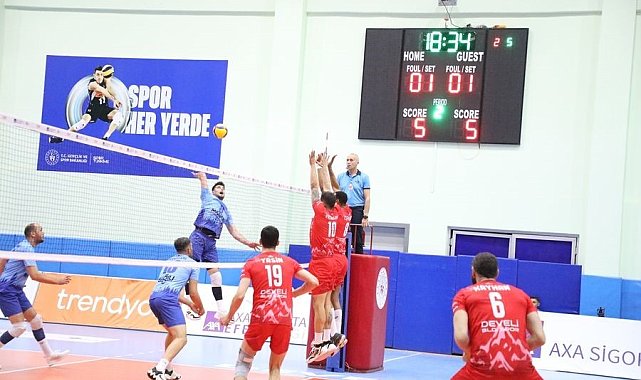 AXA Sigorta Efeler Ligi: Develi Belediyespor: 1 - Spor Toto: 3