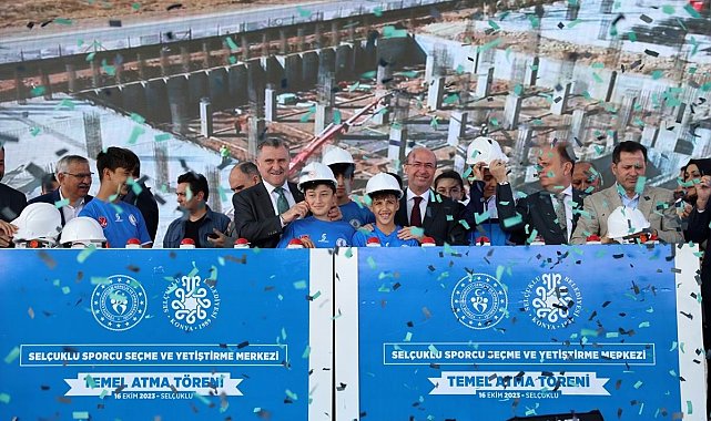 Bakan Bak, Sporcu Seçme ve Yetiştirme Merkezi'nin temel atma törenine katıldı