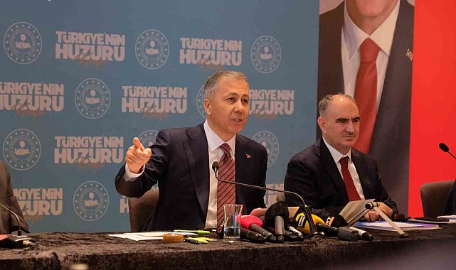 Bakan Yerlikaya: "Bir tane çetenin bile nefes almasını istemiyoruz"
