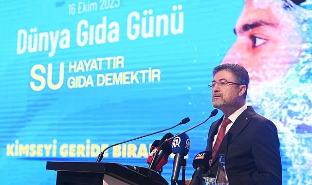 Bakan Yumaklı'dan su ve gıda israfı konusunda çağrı