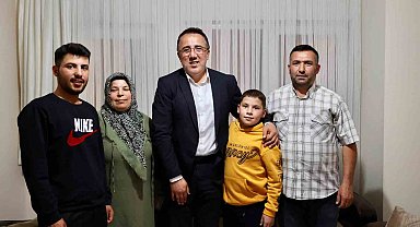 Başkan Savran ev ziyaretlerine devam ediyor